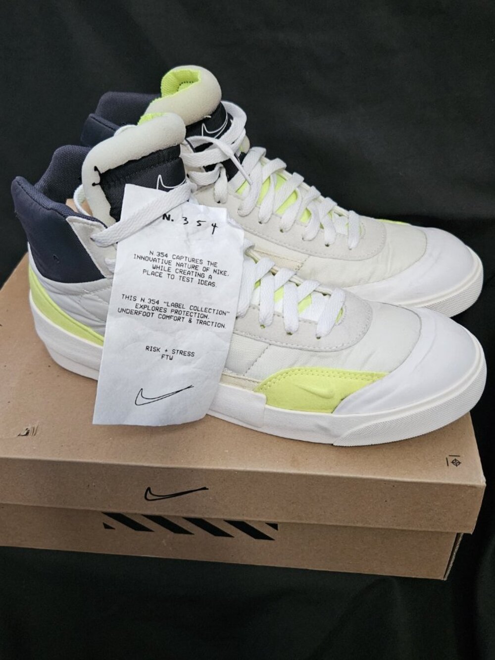 Nike Drop-Type Mid "Alabaster" (N.354 Collection) - Size 8 Men's 9.5 Women's
